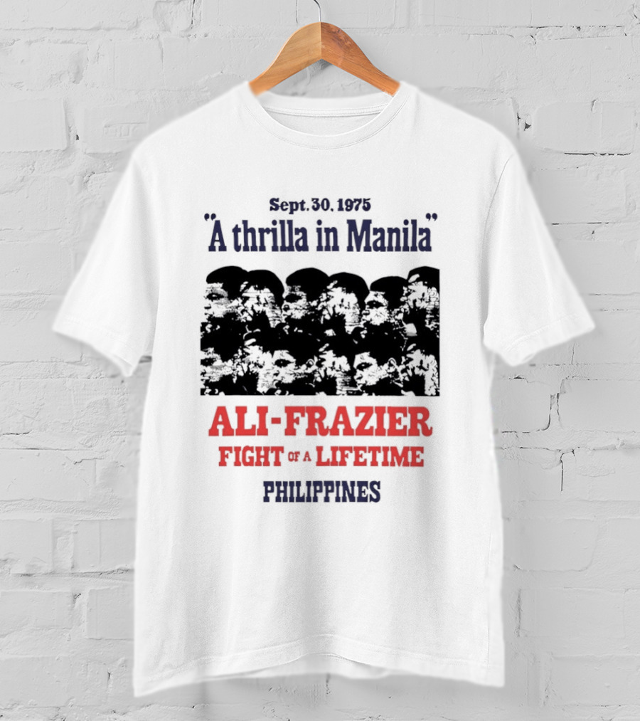 Rumble In The Jungle Ali Frazier Fight Of A Lifetime Philippines T-Shirt
