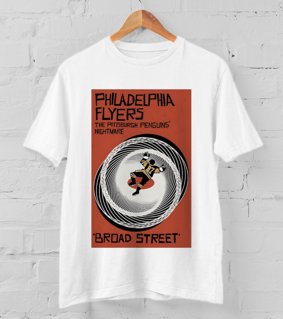 Philadelphia Flyers Broad Street Rivalry The Pittsburgh Penguins Nightmare T-Shirt