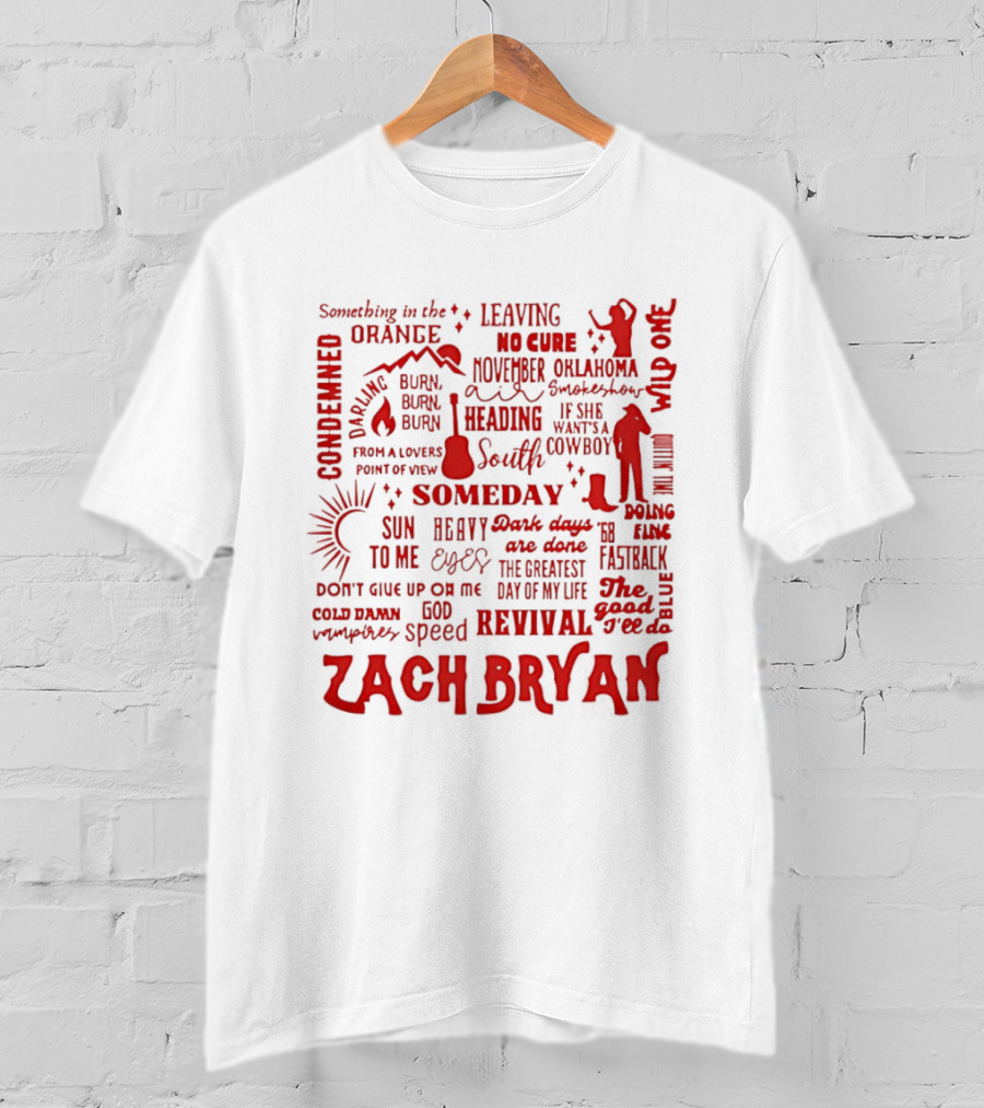 Zach Bryan Louisville Cardinals Heaven Tour 2026 Someday The Good I'll Do Revival Festive Cowboy Spirit T-Shirt
