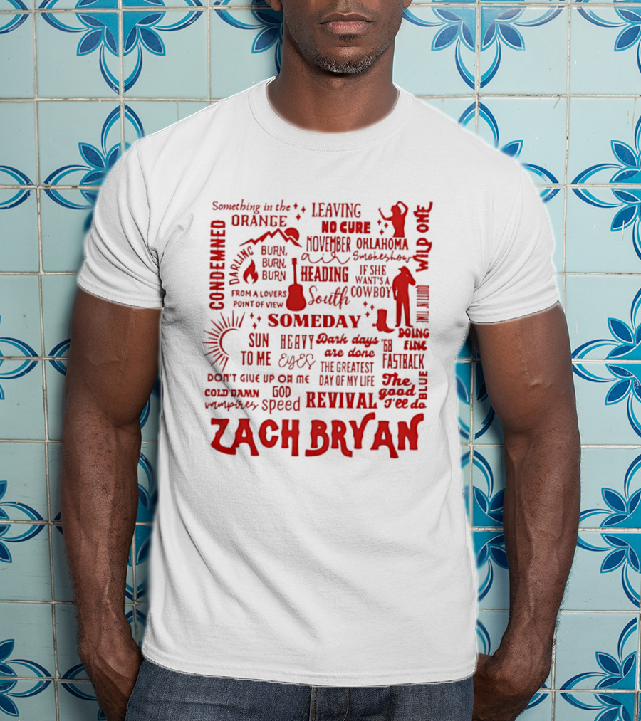 Zach Bryan Louisville Cardinals Heaven Tour 2026 Someday The Good I'll Do Revival Festive Cowboy Spirit T-Shirt