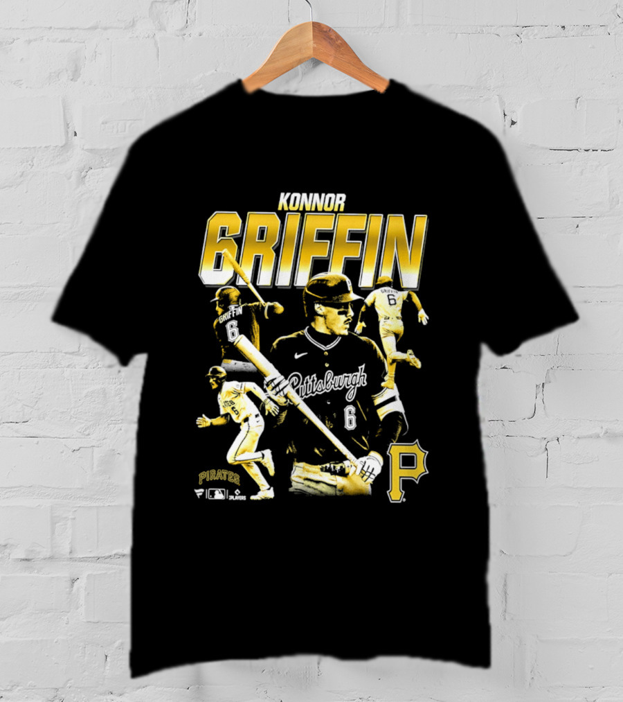 Pittsburgh Konnor Griffin 2026 Player Collage With Pirates T-Shirt