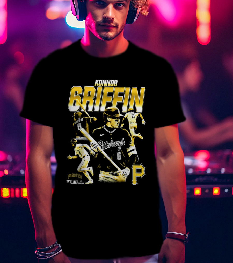 Pittsburgh Konnor Griffin 2026 Player Collage With Pirates T-Shirt