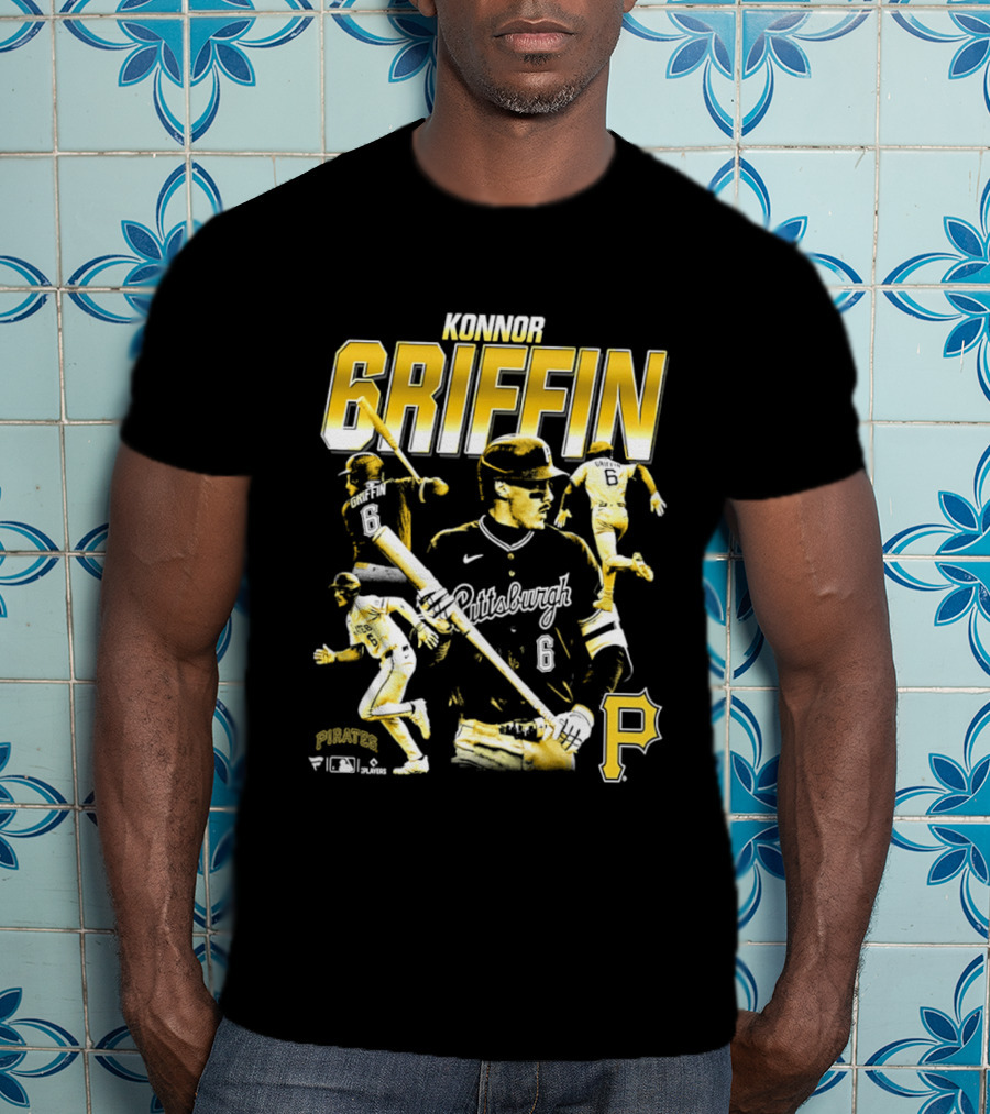 Pittsburgh Konnor Griffin 2026 Player Collage With Pirates T-Shirt
