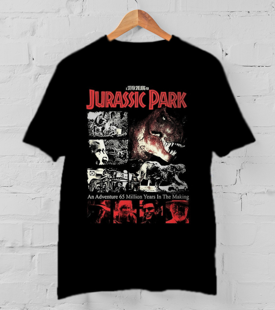 Jurassic Park Adventure 65 Million Years In The Making 1993 T-Shirt