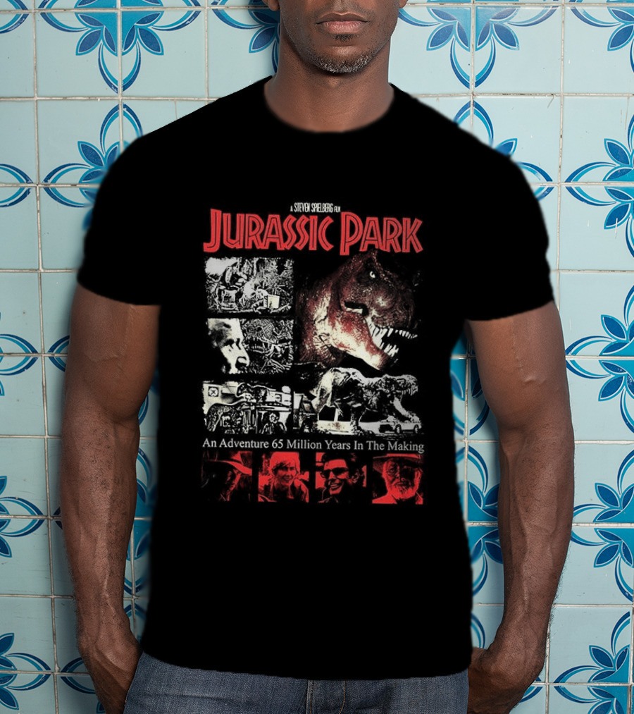 Jurassic Park Adventure 65 Million Years In The Making 1993 T-Shirt