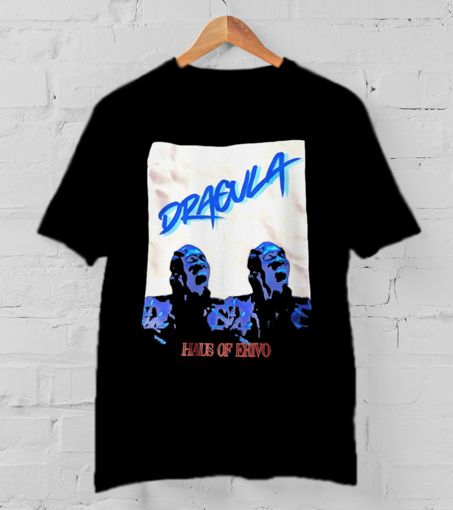 Cynthia Erivo Dracula Haus Of Erivo Blue Artistic T-Shirt