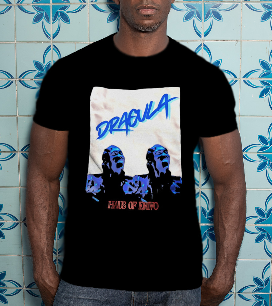 Cynthia Erivo Dracula Haus Of Erivo Blue Artistic T-Shirt