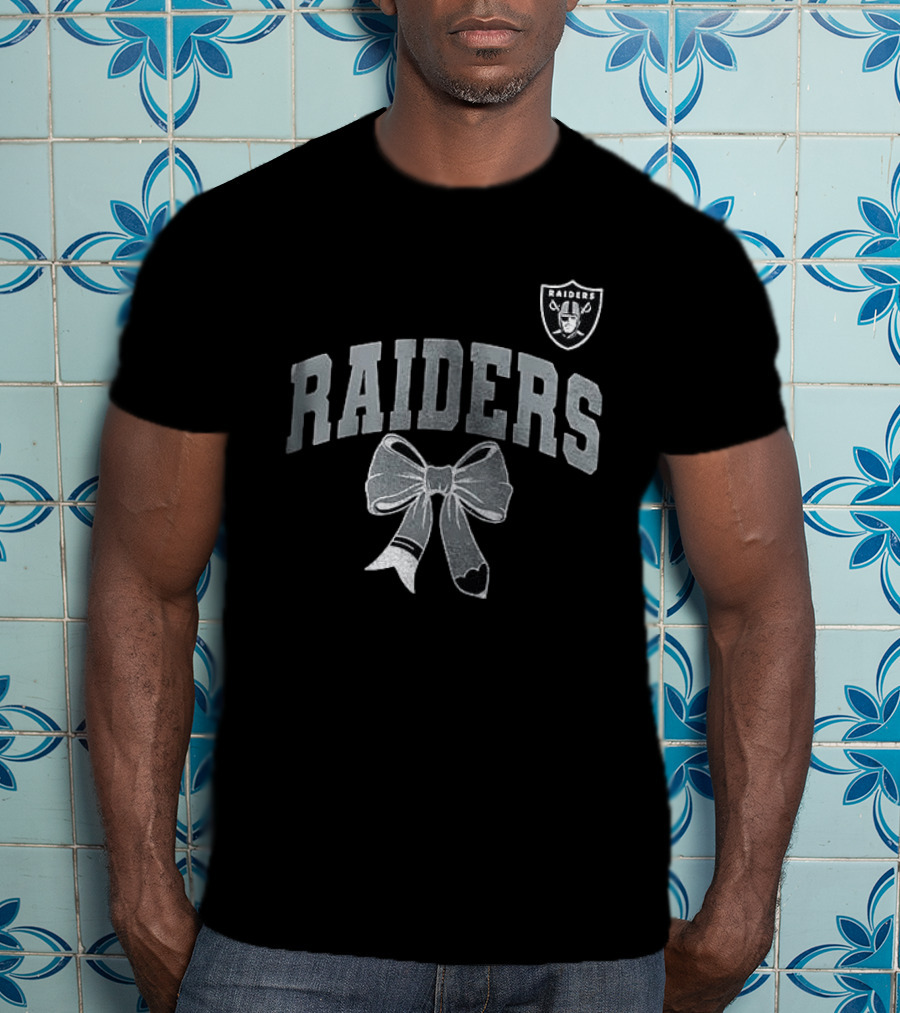 Las Vegas Raiders Retired Teacher Loves Her Ribbon T-Shirt