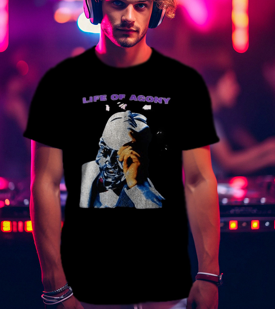 Life Of Agony Ugly Masked Face T-Shirt