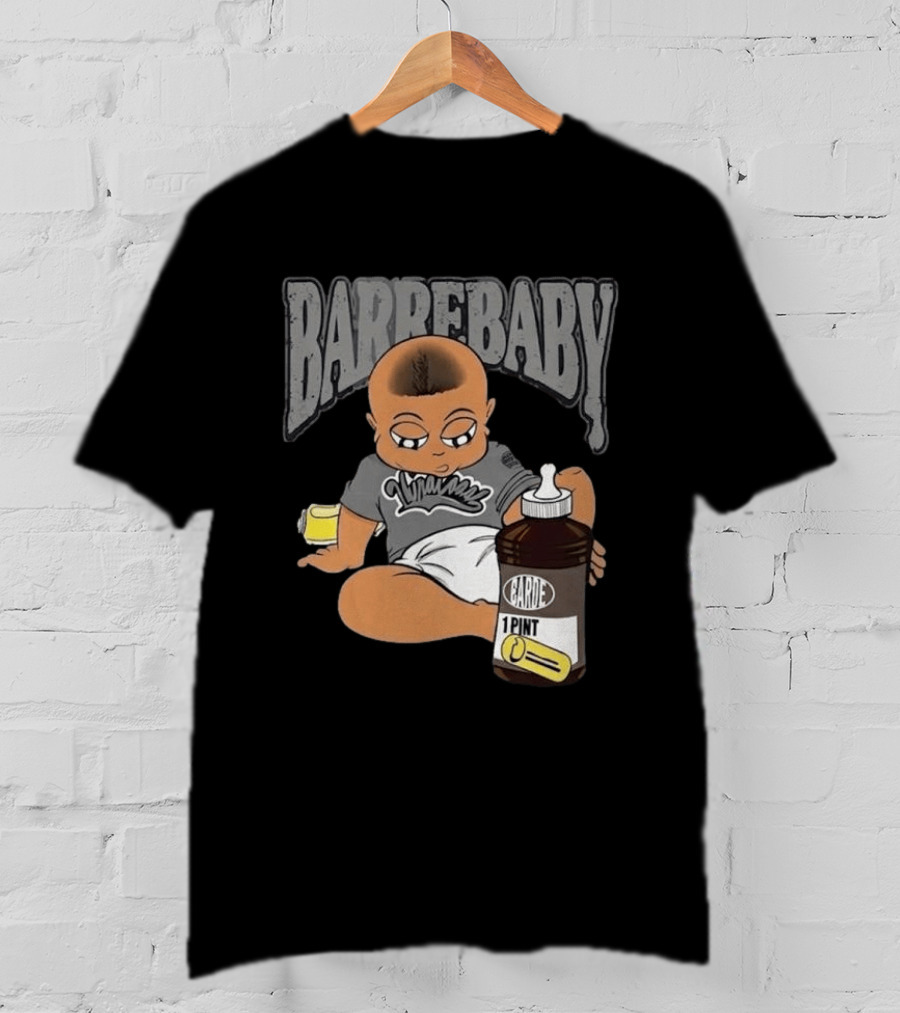 Barrebaby Lil Wayne Syrup 1 Pint Vintage Baby Cartoon T-Shirt