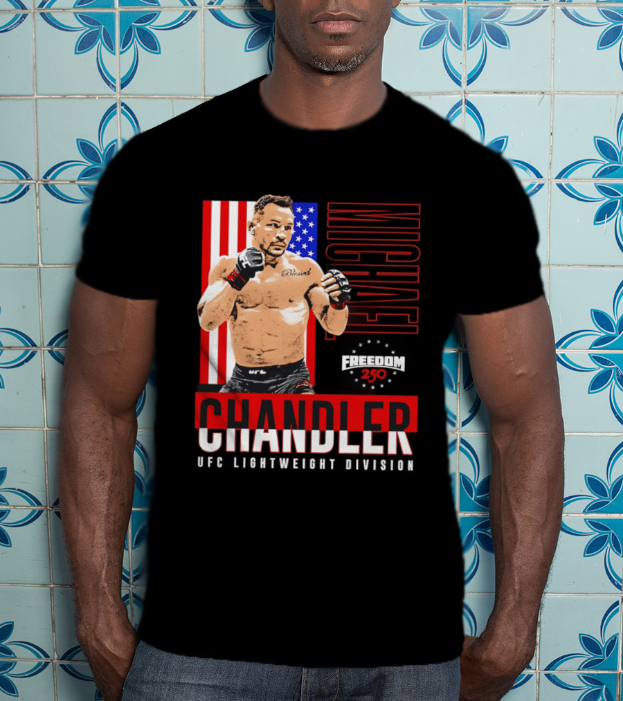 Michael Chandler UFC 250 Blessed American Flag T-Shirt