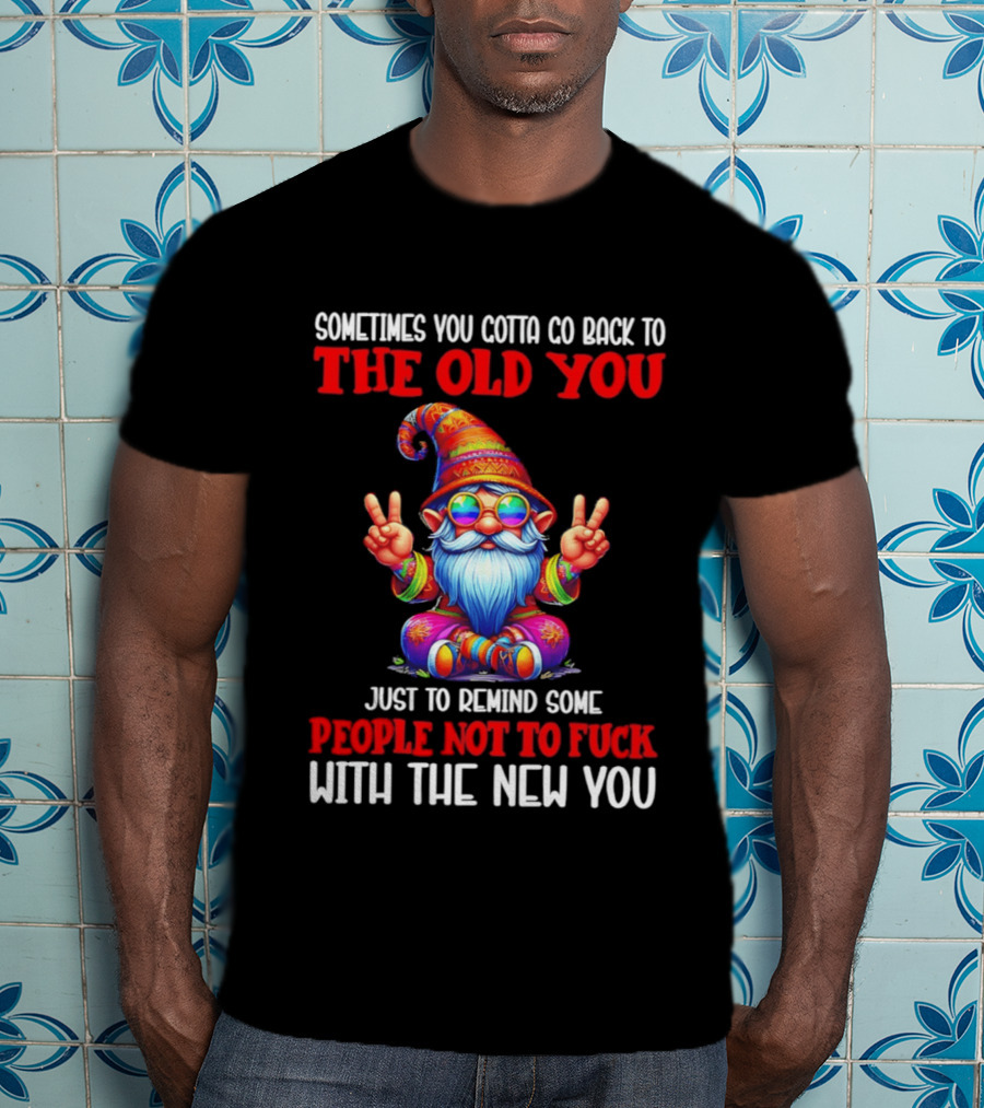 Sometimes You Gotta Go Back To The Old You Just To Remind Some People Not To Fuck With The New You T-Shirt