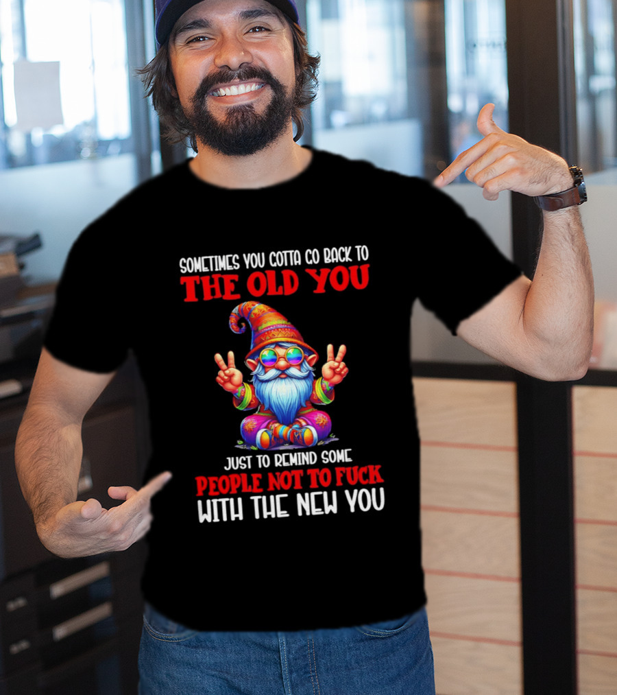 Sometimes You Gotta Go Back To The Old You Just To Remind Some People Not To Fuck With The New You T-Shirt