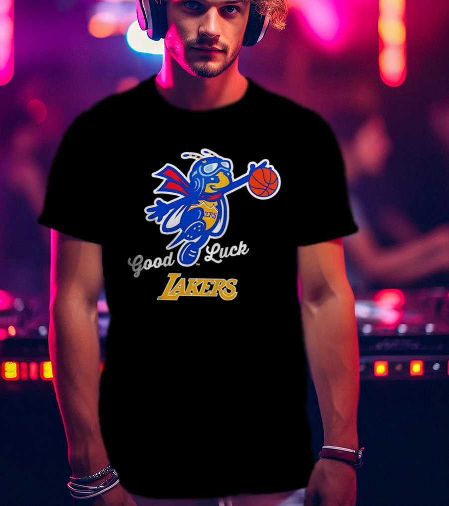 Good Luck Lakers Bee Basketball Team Spirit T-Shirt