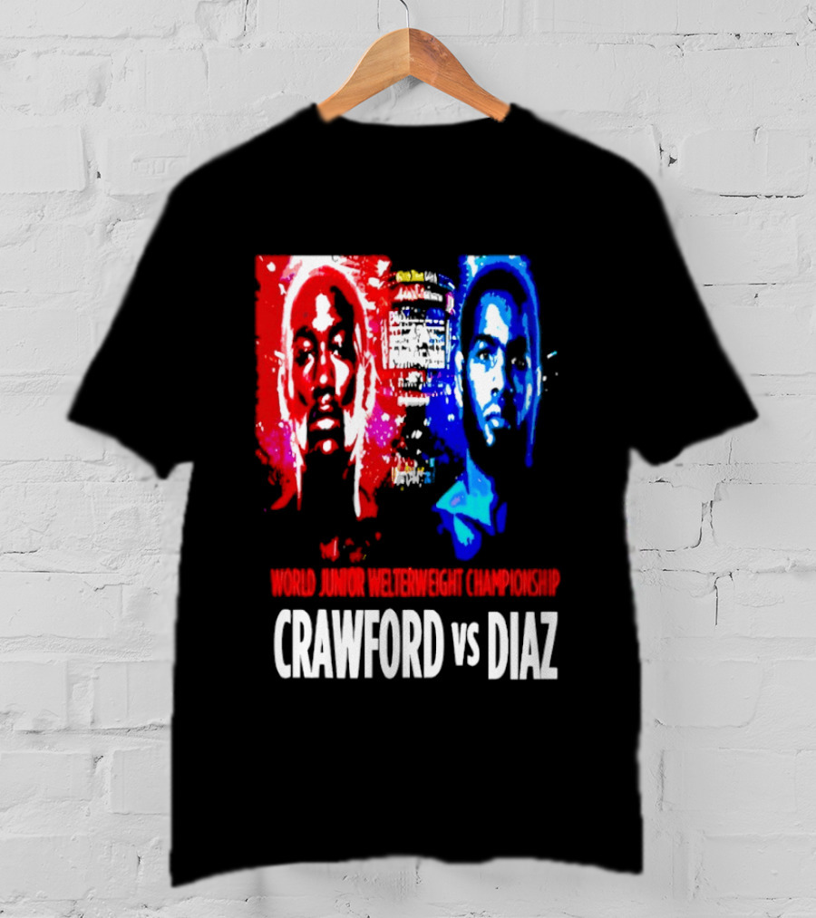 Crawford Vs Diaz World Junior Welterweight Championship Boxing T-Shirt