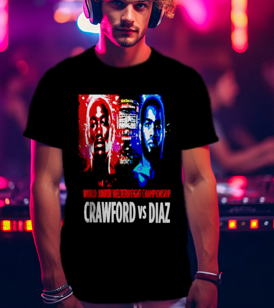 Crawford Vs Diaz World Junior Welterweight Championship Boxing T-Shirt