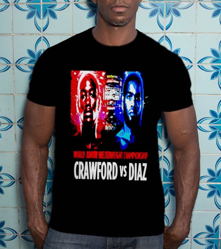 Crawford Vs Diaz World Junior Welterweight Championship Boxing T-Shirt