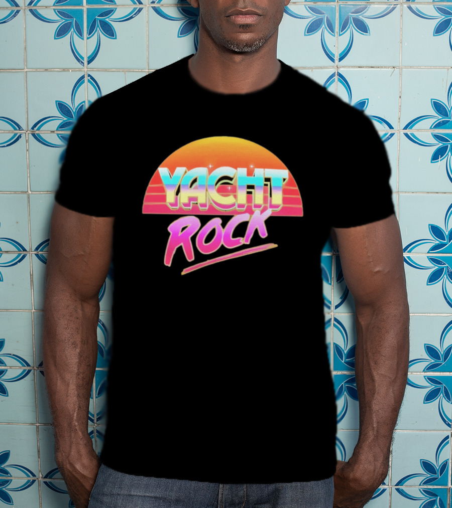 Yacht Rock Sunset Retro Vibes T-Shirt