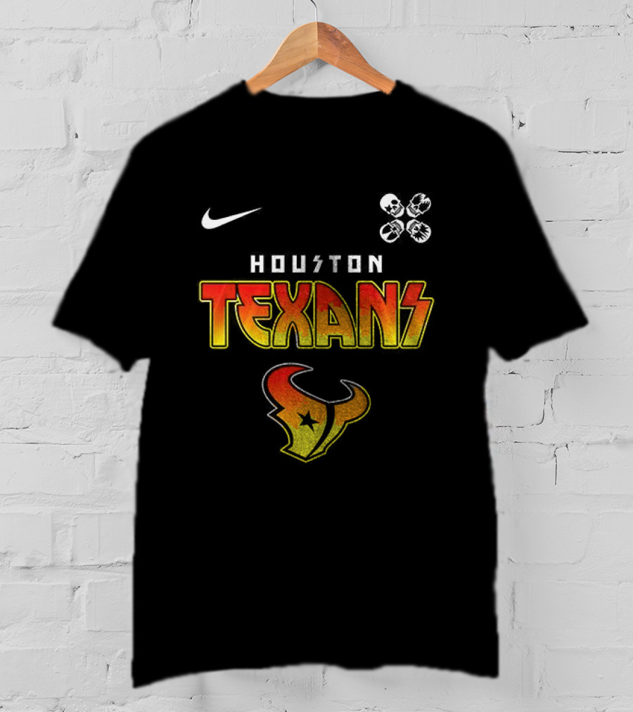 Houston Texans Rock And Roll All Nite Abbey Road Nike NFL Football Merchandising T-Shirt