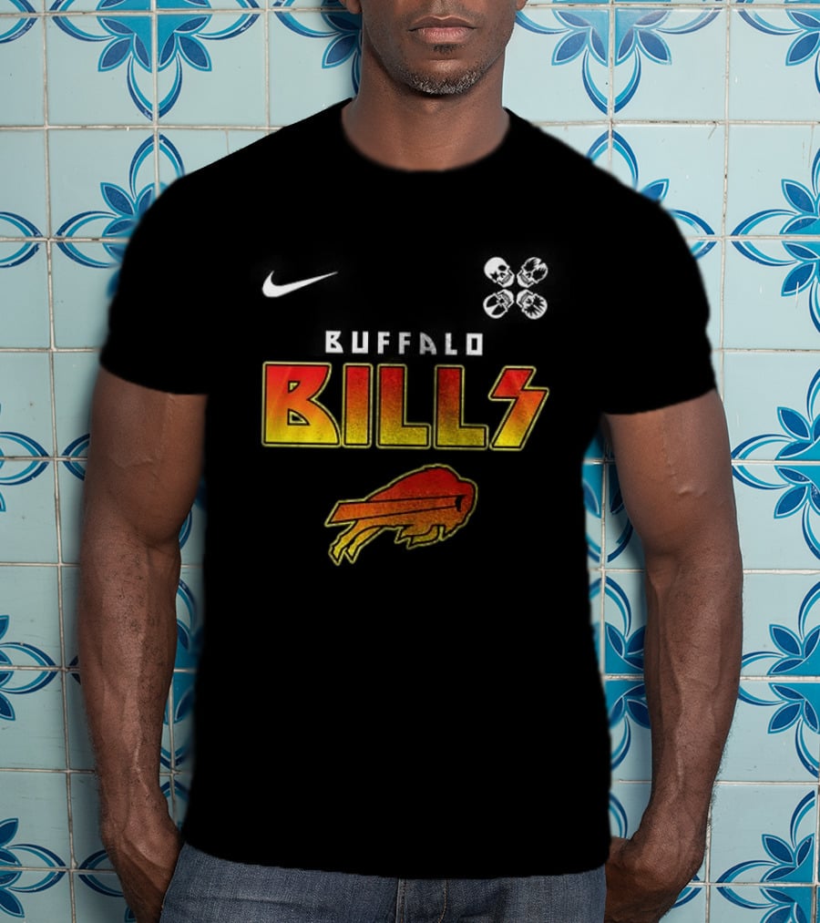 Buffalo Bills Rock And Roll All Nite Abbey Road T-Shirt