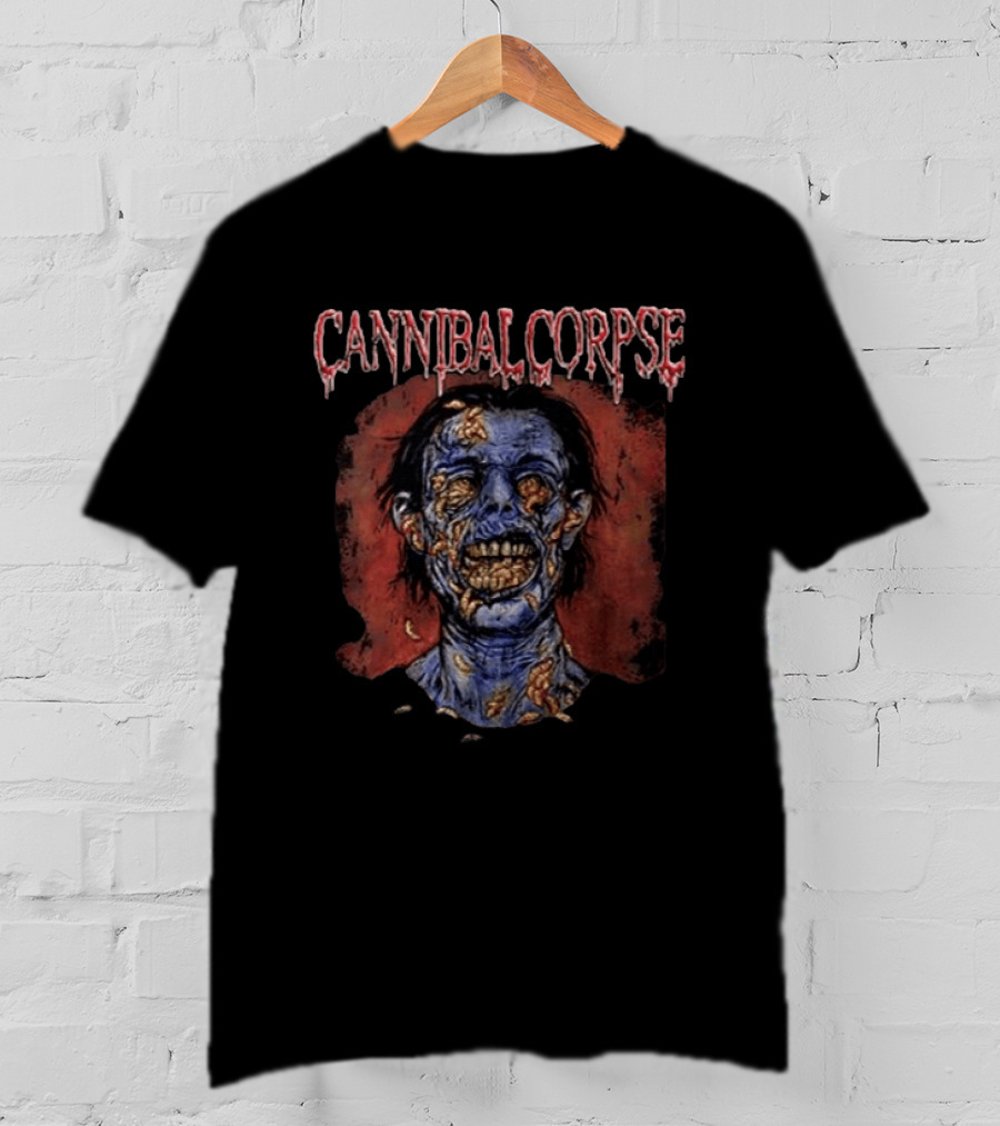 Cannibal Corpse Skull Full Of Maggots Zombie T-Shirt