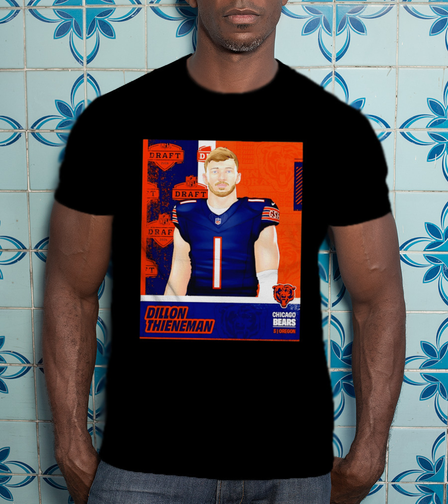NFL 2026 Draft Chicago Bears Dillon Thieneman Oregon T-Shirt