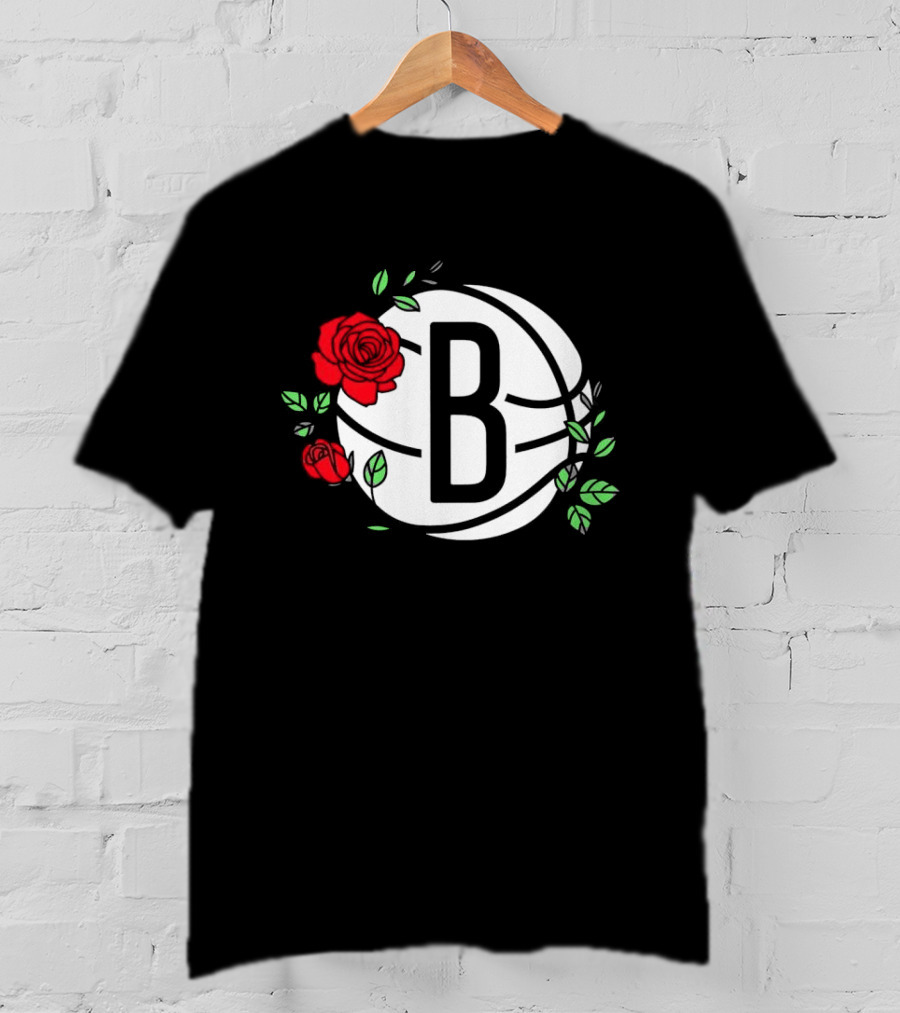 Brooklyn Nets B Roses Sant Jordi's Day Coach Fernández T-Shirt