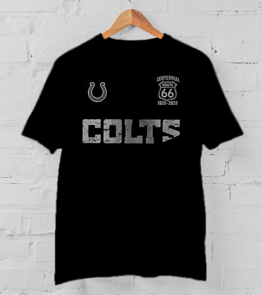 Indianapolis Colts Route 66 Centennial 100th Anniversary T-Shirt