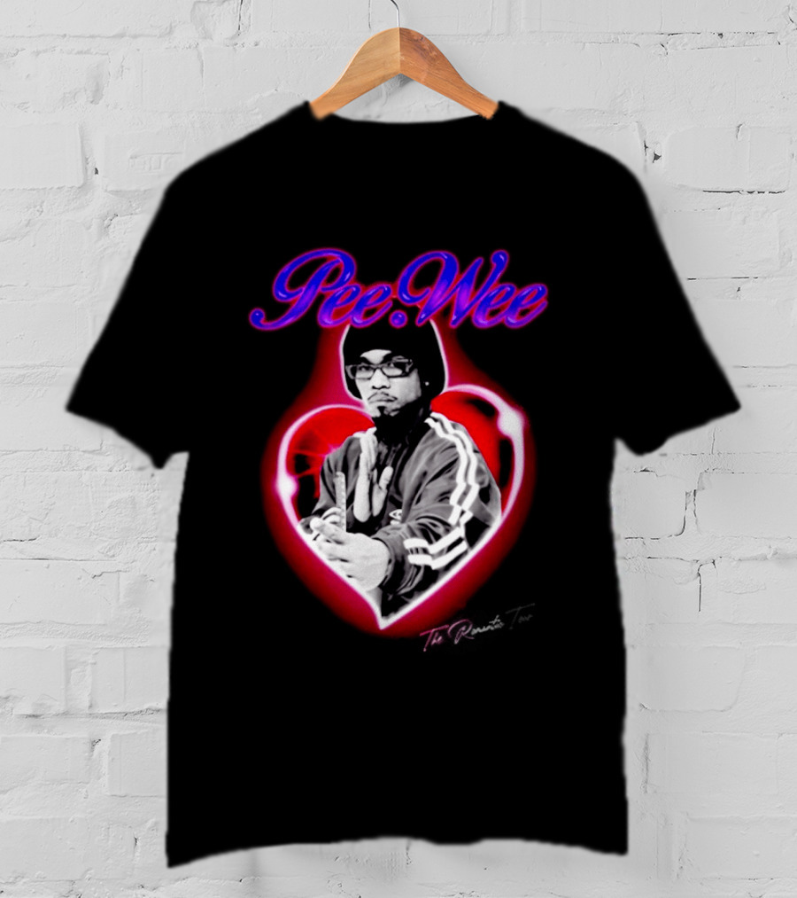 Pee Wee Heart Tour 2026 Anderson Paak Live Performance T-Shirt