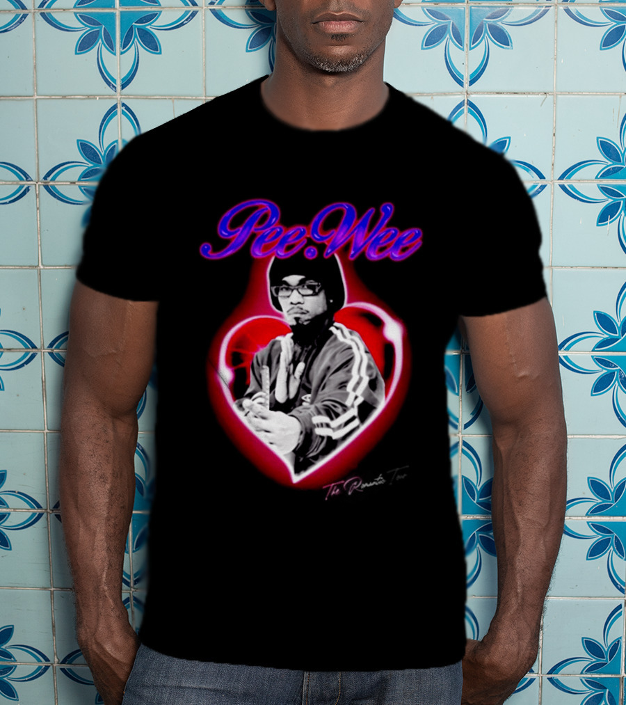 Pee Wee Heart Tour 2026 Anderson Paak Live Performance T-Shirt