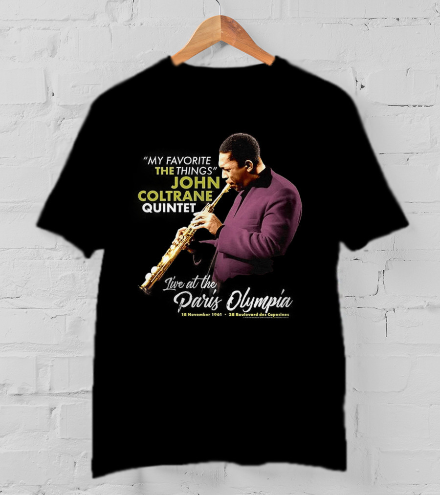 John Coltrane My Favorite Things Quintet Paris Olympia 1961 T-Shirt