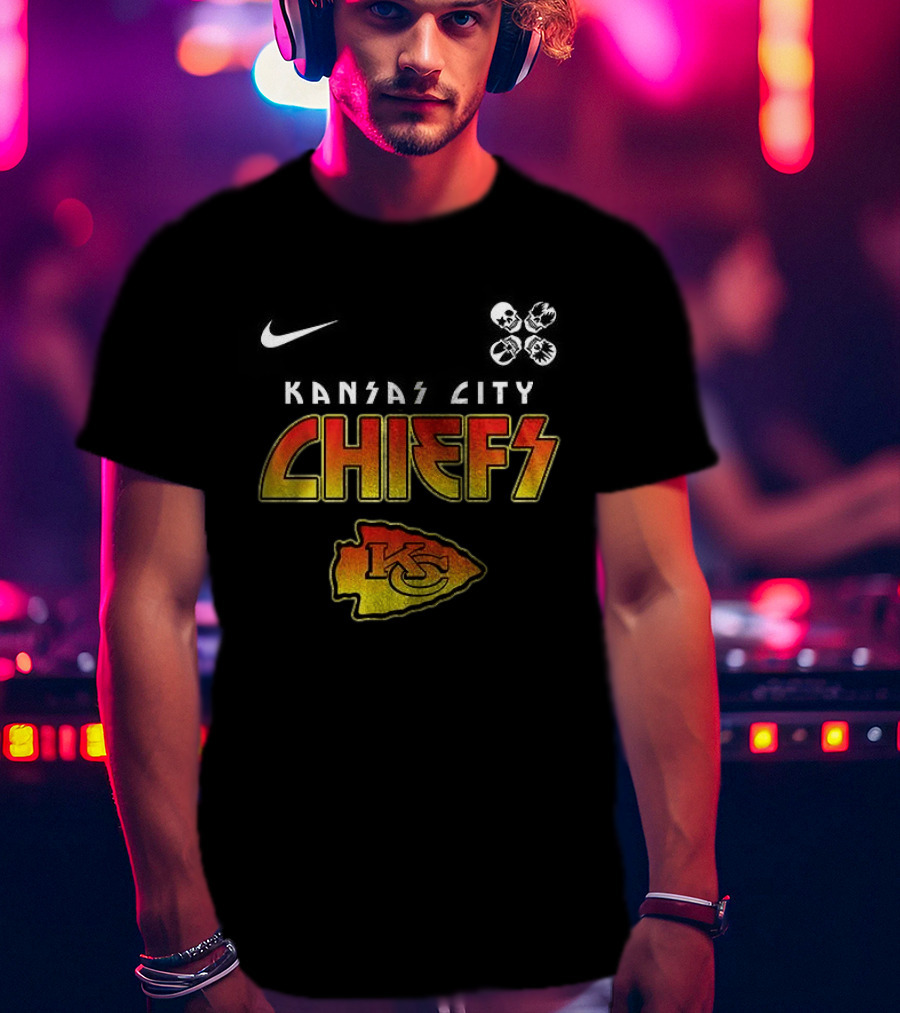Kansas City Chiefs Rock And Roll All Nite Abbey Road T-Shirt