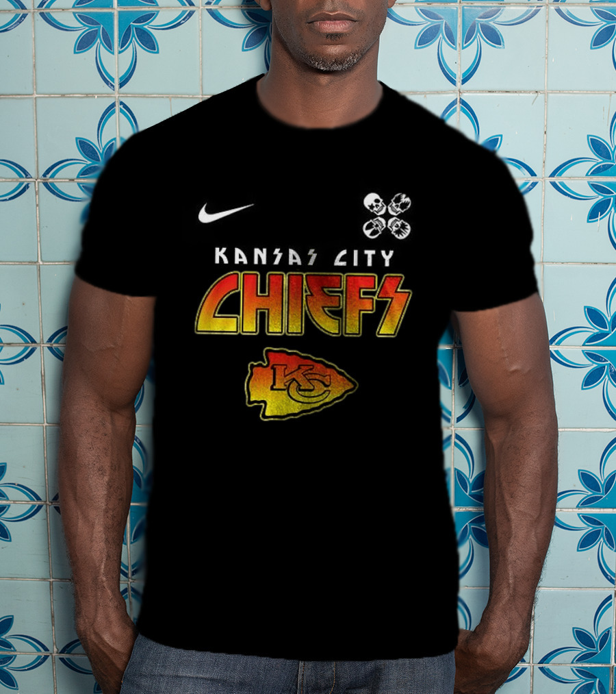 Kansas City Chiefs Rock And Roll All Nite Abbey Road T-Shirt