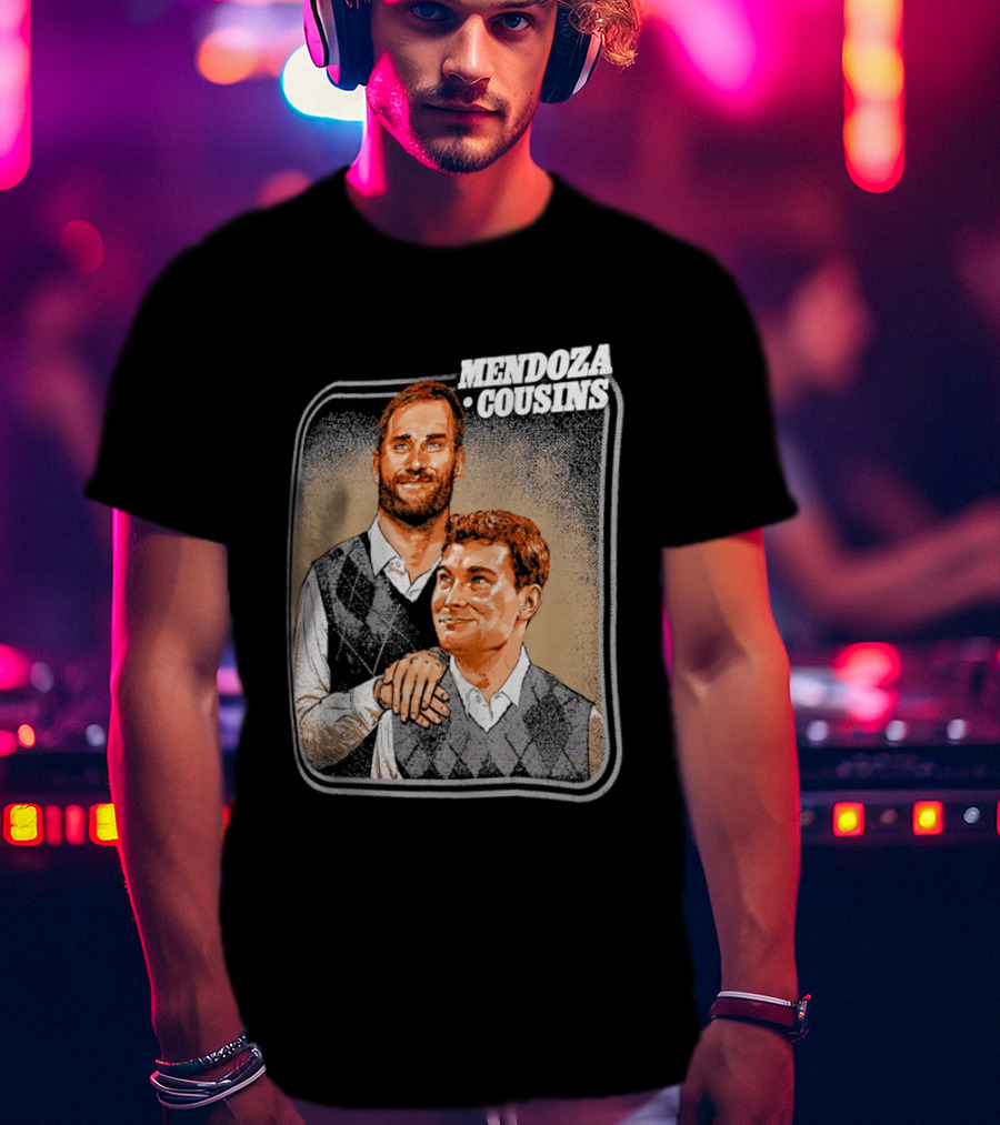 Mendoza Cousins Duo Sweater Vest Pairing T-Shirt