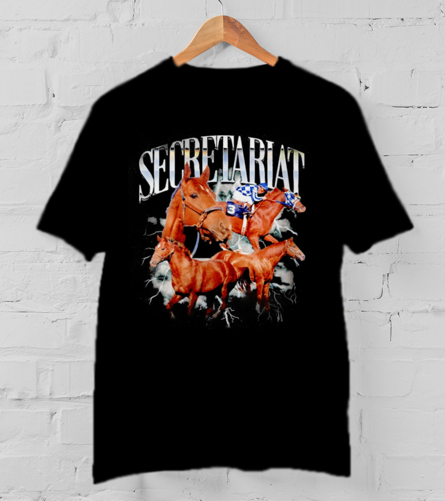 SECRETARIAT Horse Racing Legend Triple Crown Winner T-Shirt