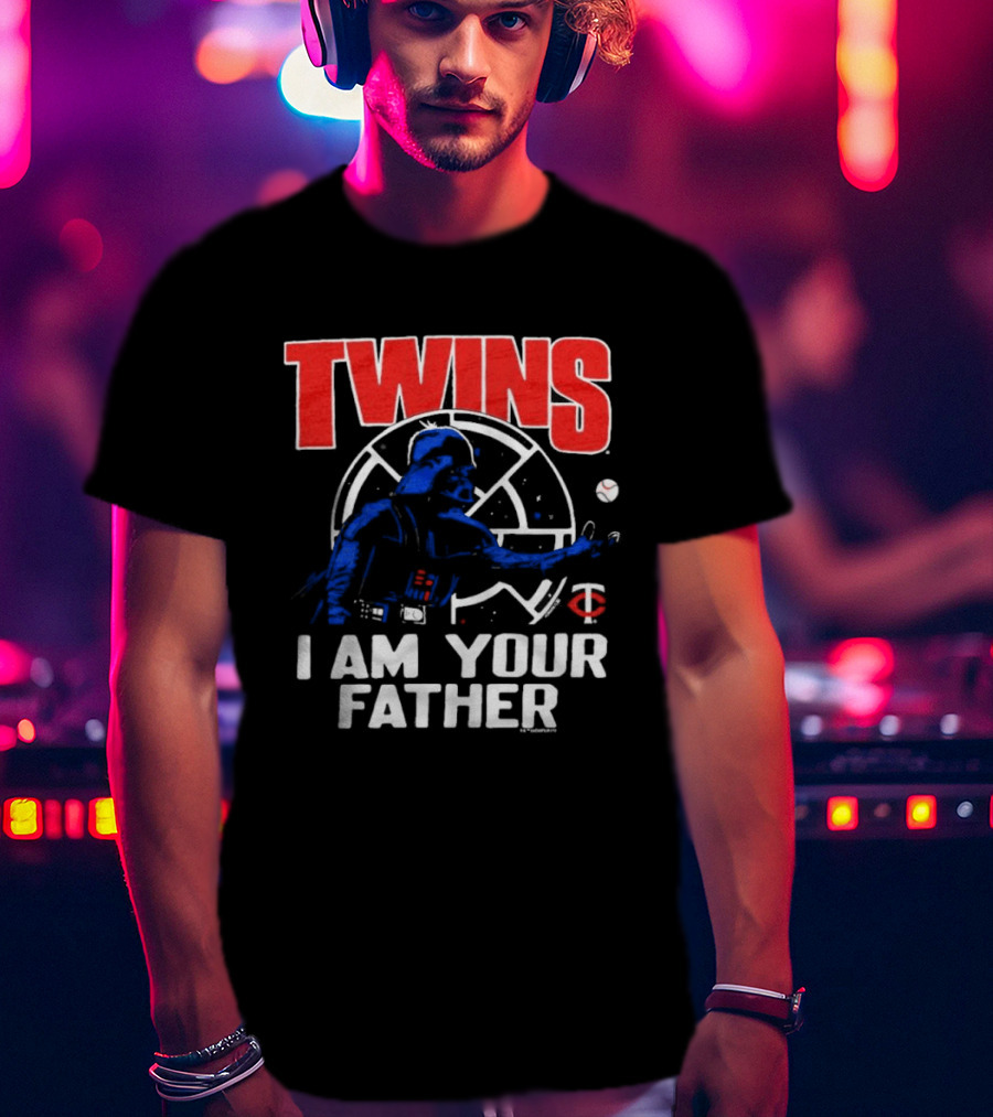 Star Wars Twins I Am Your Father Baseball T-Shirt