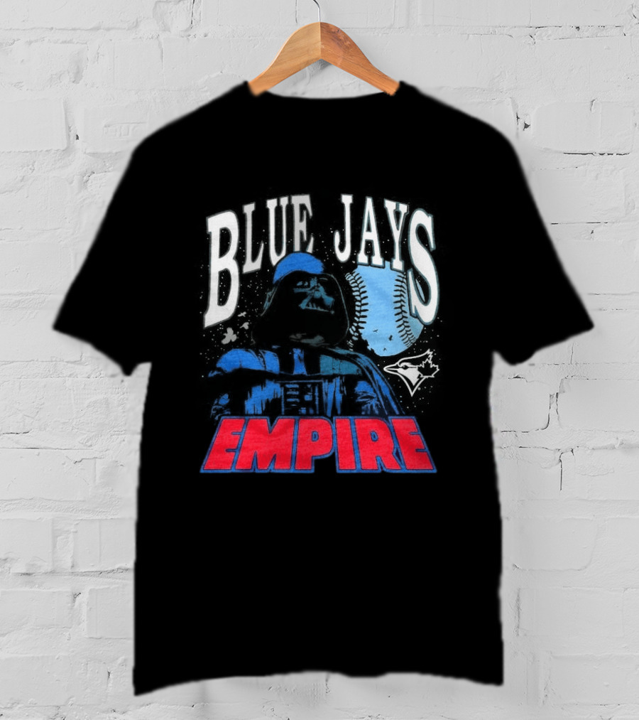 Star Wars MLB Crossover Blue Jays Empire Collaboration T-Shirt
