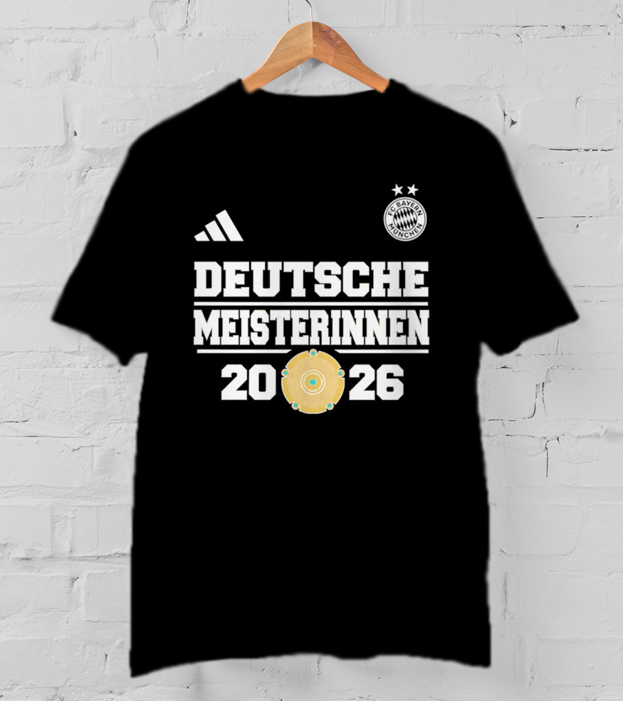 FC Bayern Munich Deutsche Meisterinnen 2026 T-Shirt