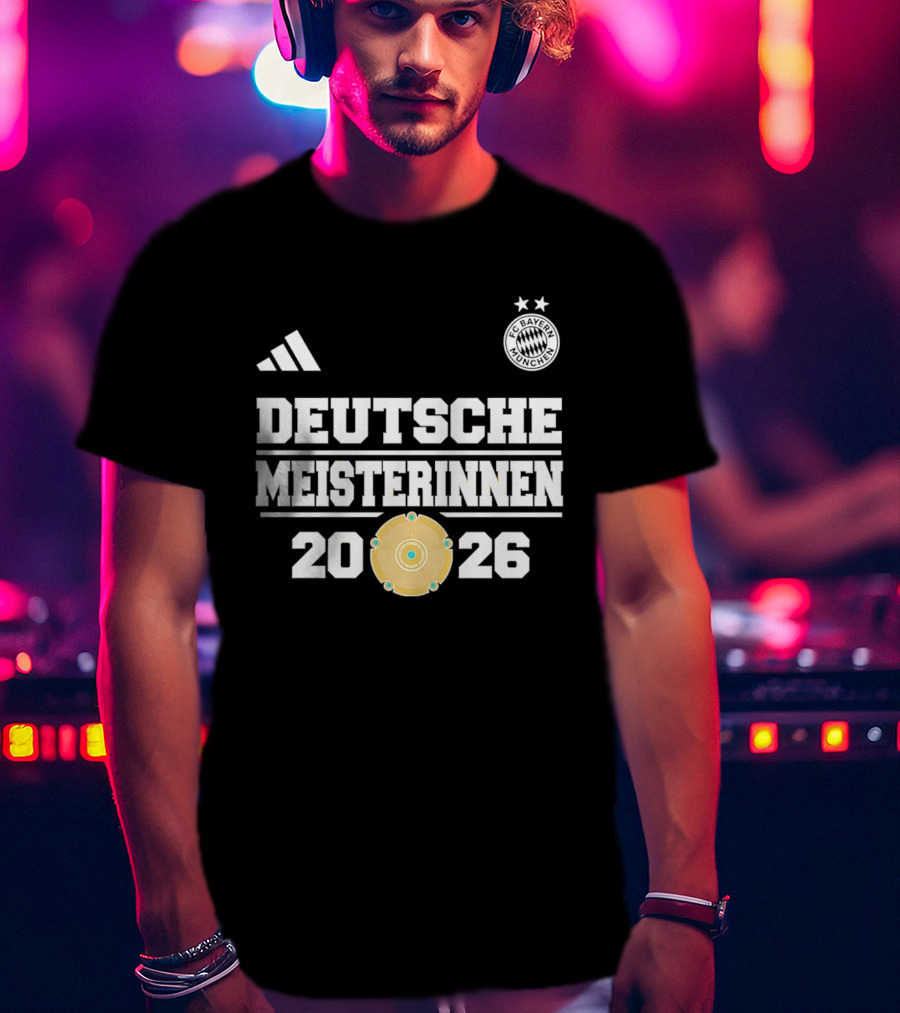 FC Bayern Munich Deutsche Meisterinnen 2026 T-Shirt