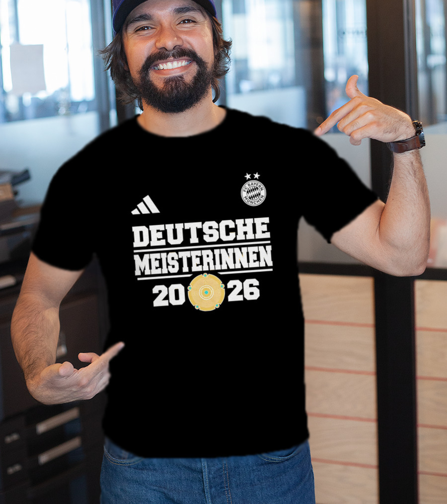 FC Bayern Munich Deutsche Meisterinnen 2026 T-Shirt