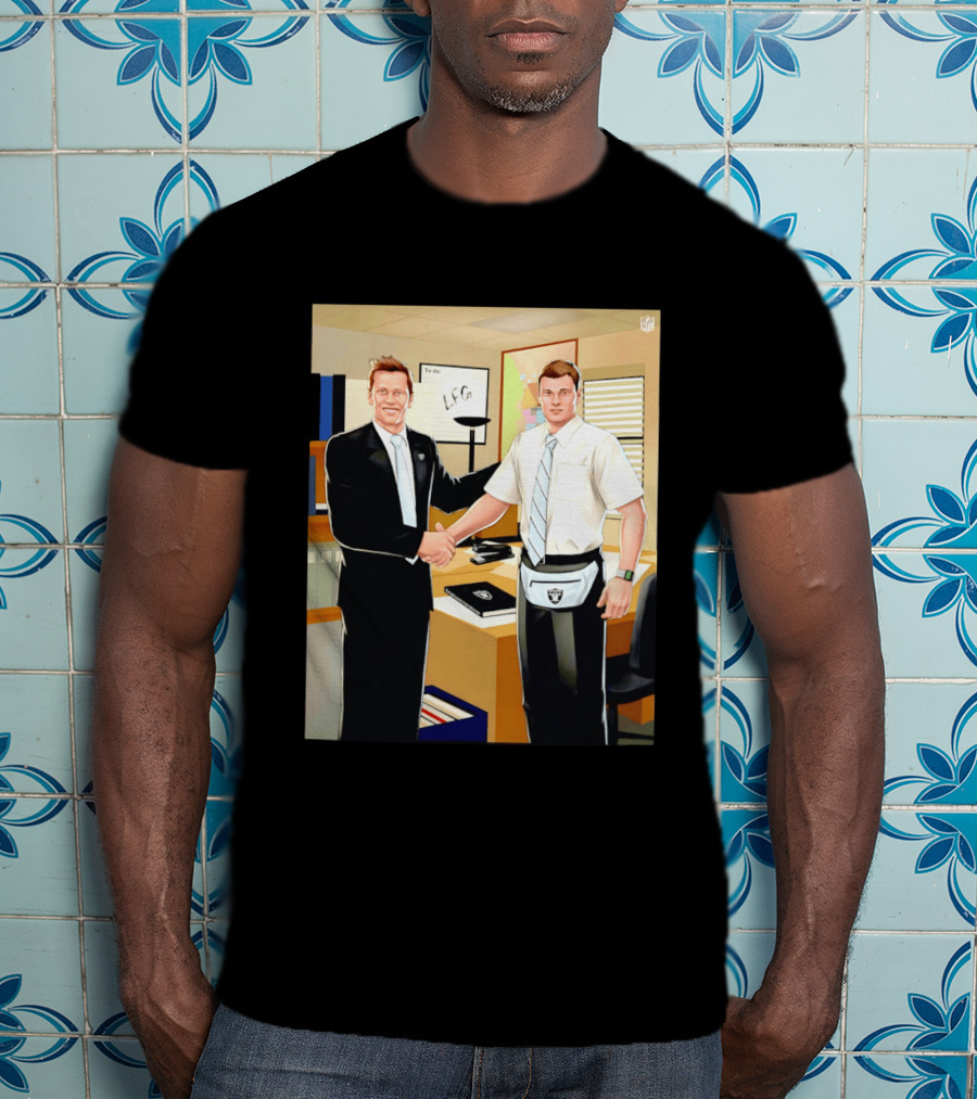 Fernando Mendoza Tom Brady Handshake NFL LFG Las Vegas Raiders T-Shirt