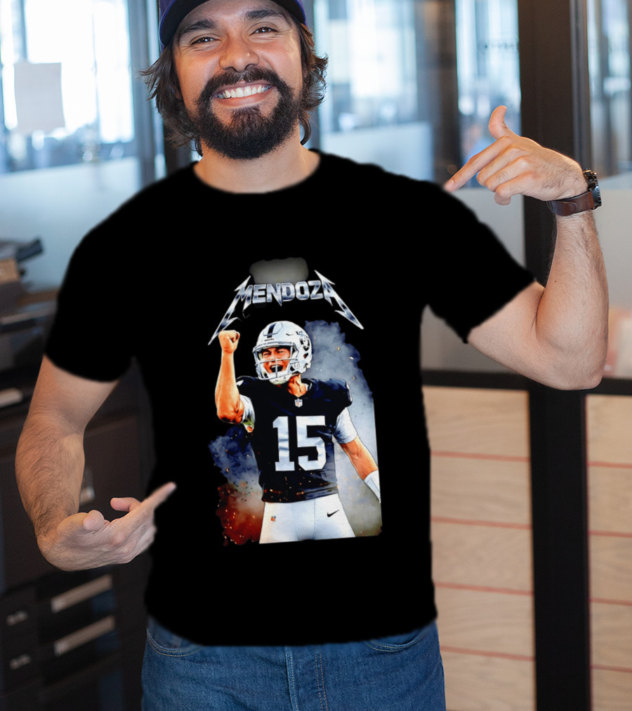 Mendoza Las Vegas Raiders 2026 Draft Fan Gear T-Shirt