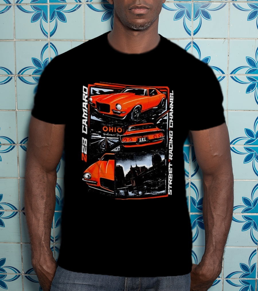 Ohio Welcome Z28 Camaro Street Racing Channel SRL T-Shirt