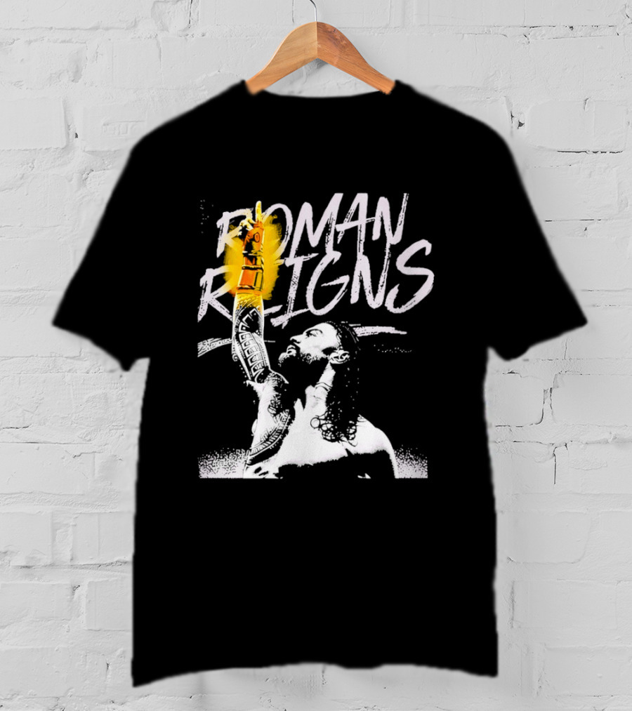 Roman Reigns WrestleMania 42 Champion 2026 Vegas Heavyweight T-Shirt