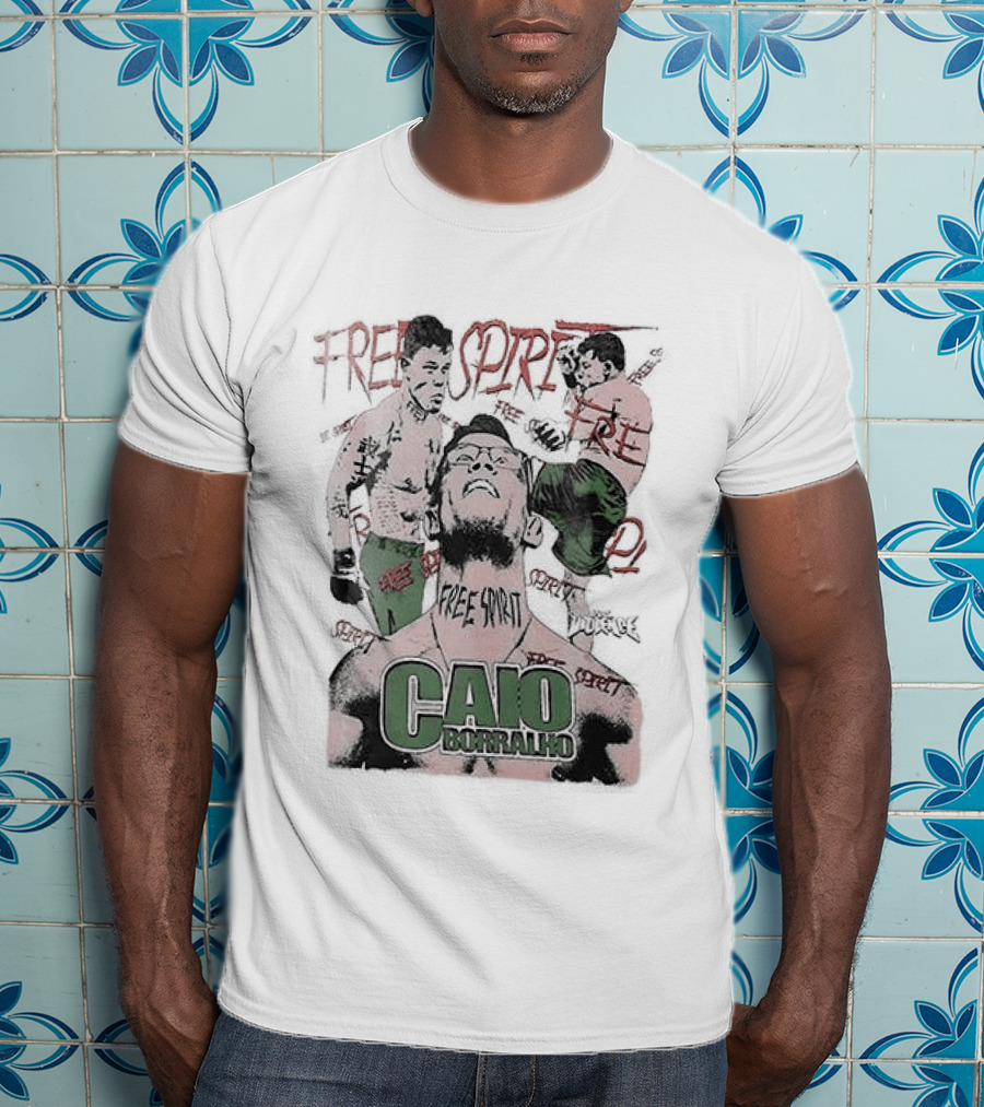 Caio Borralho Free Spirit MMA Fighter Full Violence T-Shirt