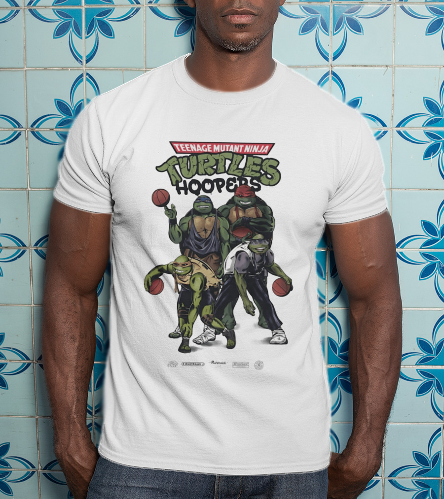 Teenage Mutant Ninja Turtles Hoopers Basketball Crossover New York Knicks T-Shirt