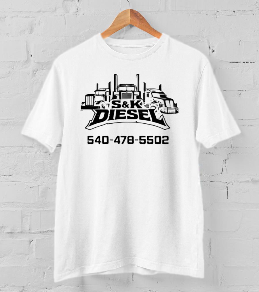 S&K Diesel Trucking Services 540 478 5502 T-Shirt