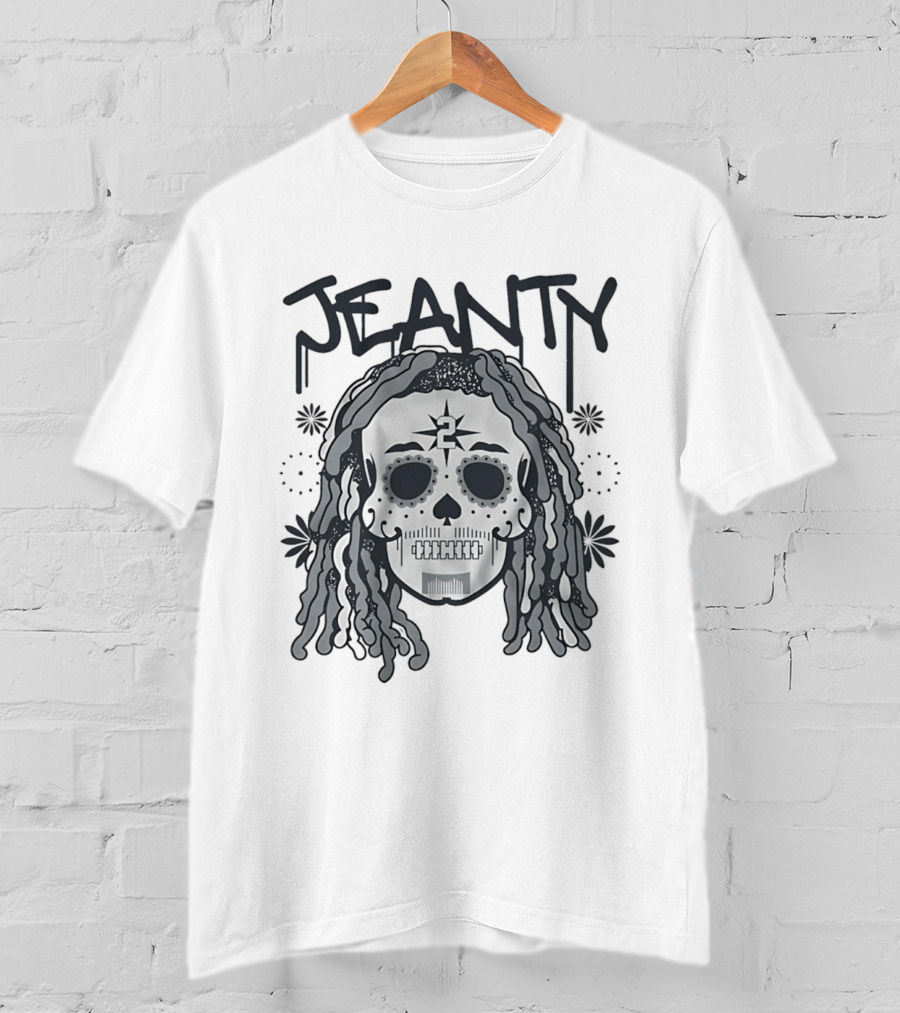 Las Vegas Jeanty Number 2 Sugar Skull Remix T-Shirt