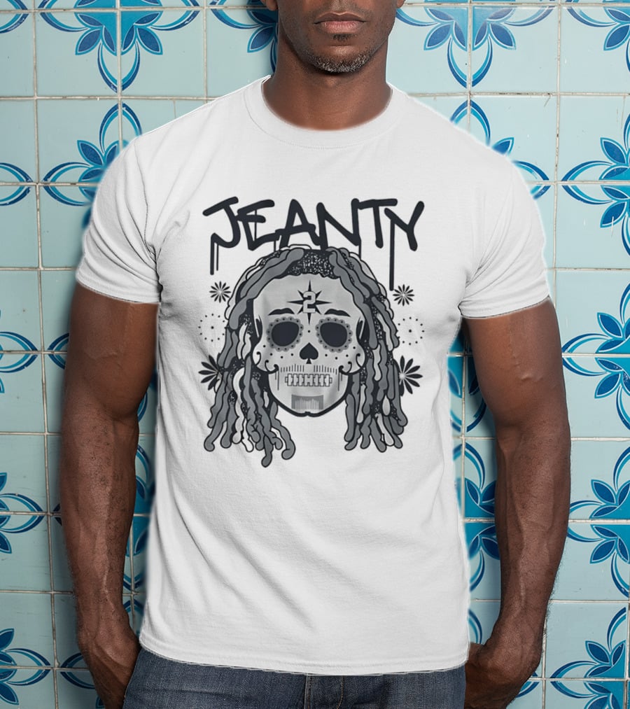 Las Vegas Jeanty Number 2 Sugar Skull Remix T-Shirt