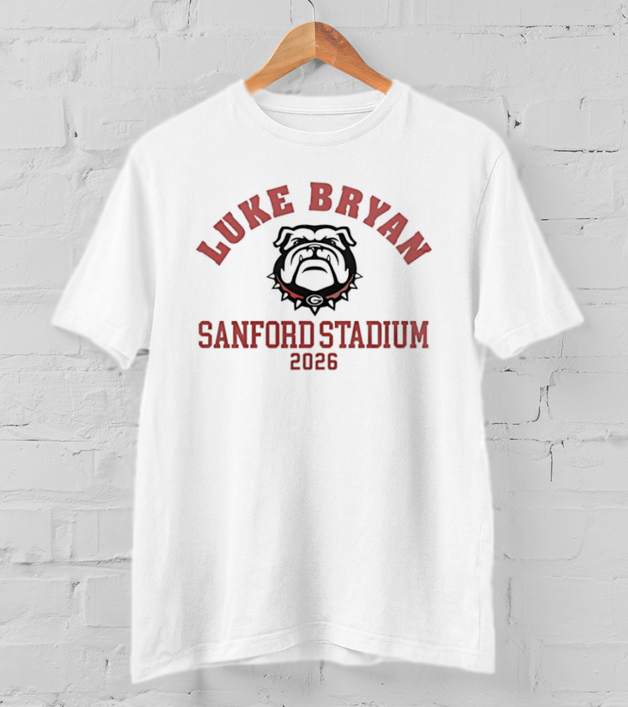 Luke Bryan Georgia Bulldogs Sanford Stadium 2026 Event T-Shirt